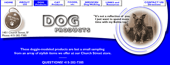 dog product graphic